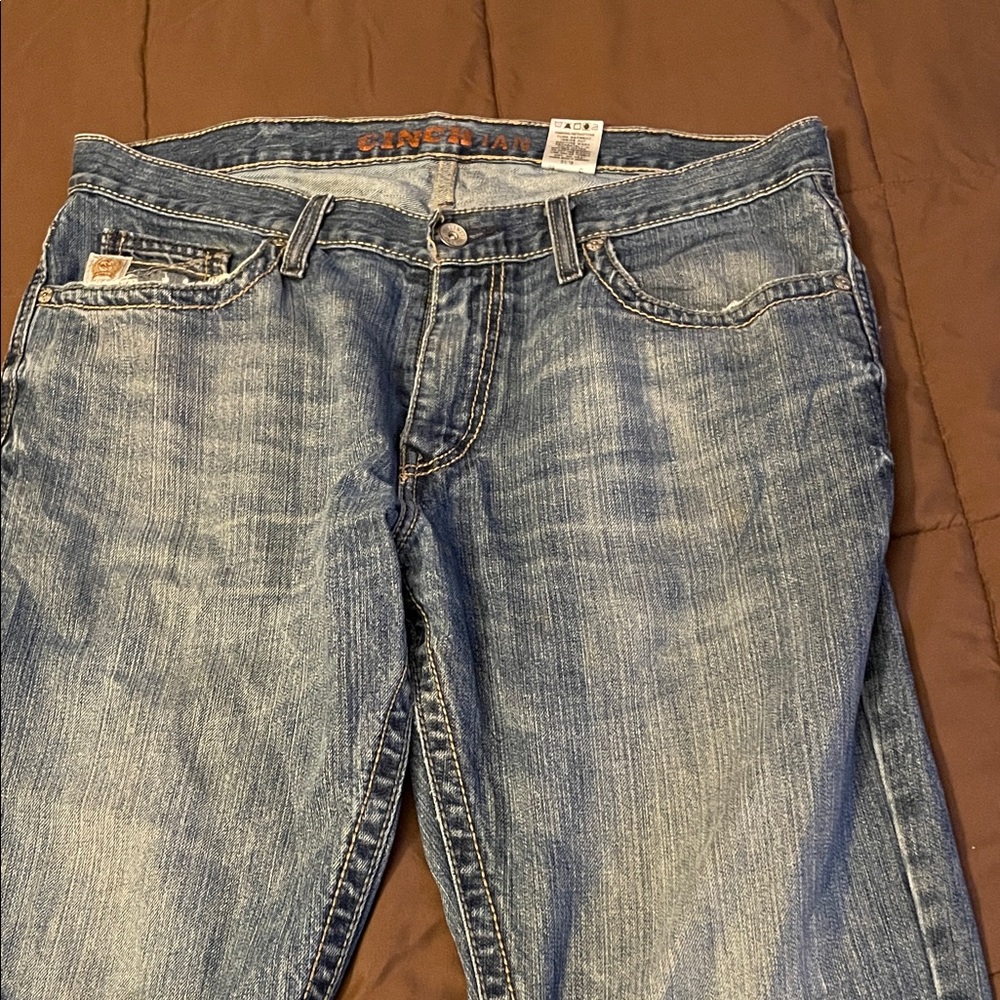 Cinch Men's Light Blue Relaxed Jeans